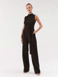 Hugo Kombinezon Kisuse 50509252 Czarny Regular Fit. Czarne sukienki Hugo, bez wzorów, z syntetyku, bez kołnierzyka, bez ramiączek. Za 1,109.00 zł.