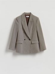 Dwurzędowa marynarka - wielobarwny. Marynarki i żakiety Reserved, l, bez wzorów, z tkaniny. Za 249.99 zł.