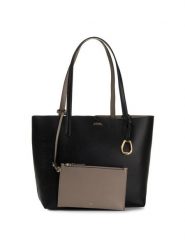 Lauren Ralph Lauren Torebka Rvrsble Tote 431795329001 Czarny. Czarne shopper Lauren Ralph Lauren, bez wzorów, ze skóry, bez dodatków. Za 719.99 zł.