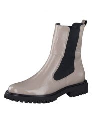 Paul Green Skórzane sztyblety w kolorze szaro-czarnym rozmiar: 38. Czarne botki Paul Green, bez zapięcia. Za 165.31 zł.