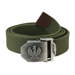Pas parciany Orzeł. Zielone spodnie sportowe TEXAR, bez wzorów, trekkingowe. Za 61.99 zł.