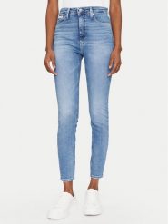 Calvin Klein Jeans Jeansy J20J225144 Niebieski Super Skinny Fit. Niebieskie jeansy Calvin Klein Jeans, bez wzorów. Za 219.99 zł.