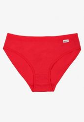 Czerwone Gładkie Majtki Figi z Bawełny Laniriela. Czerwone figi Born2be, l, bez wzorów, z bawełny. Za 4.99 zł.