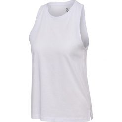 Damski tank top Hummel Canja. Białe topy Hummel, bez wzorów, bez kołnierzyka, bez ramiączek. Za 182.00 zł.