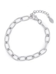 MOODE Bransoletka "June" rozmiar: onesize. Szare bransoletki MOODE, ze stali. Za 39.99 zł.