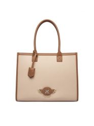 Nine West Torebka EO-Mulberry Grace-LDA8450 Beżowy. Brązowe torebki klasyczne Nine West, bez wzorów, z materiału, bez dodatków. Za 329.99 zł.