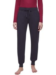 Triumph Spodnie w kolorze granatowym rozmiar: 46. Niebieskie spodnie materiałowe Triumph, na co dzień, bez wzorów, z bawełny, z podwyższonym stanem. Za 78.28 zł.