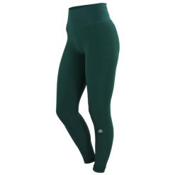 Legginsy damskie bezszwowe. Zielone legginsy GUGGEN MOUNTAIN, m, bez wzorów, z elastanu. W wyprzedaży za 197.76 zł.