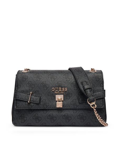 Guess Torebka Yesba HWSG78 33210 Szary. Szare torebki klasyczne Guess, z aplikacjami, ze skóry, bez dodatków. Za 589.99 zł.