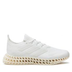 Buty do biegania adidas. Białe obuwie sportowe Adidas, bez zapięcia, do biegania. Za 679.99 zł.
