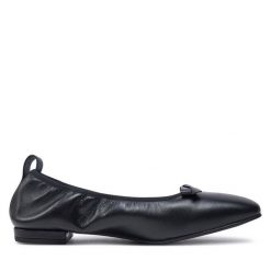 Baleriny ALOHAS. Czarne baleriny ALOHAS, bez wzorów, bez obcasa. Za 399.99 zł.