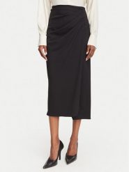Marella Spódnica ołówkowa Zampa 2623106061 Czarny Slim Fit. Czarne spódnice Marella, bez wzorów, z wełny, ołówkowe. Za 929.99 zł.