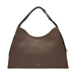 Torebka Furla. Brązowe torebki klasyczne Furla, bez wzorów, bez dodatków. Za 2,019.00 zł.