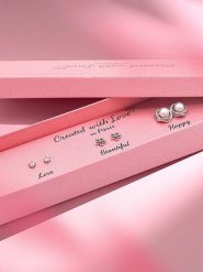 Created with Love 3-częściowy zestaw kolczyków-wkrętek "Soul" z cyrkoniami rozmiar: onesize. Szare kolczyki Created with Love, z cyrkonią, srebrne. Za 56.99 zł.