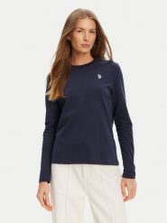 U.S. Polo Assn. Bluzka WUP0785 Granatowy Regular Fit. Niebieskie koszulki polo U.S. Polo Assn., s, bez wzorów, z bawełny, bez kołnierzyka, bez ramiączek. Za 149.99 zł.