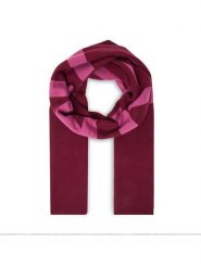 PINKO Szalik Serbia 105988 A2Z5 Bordowy. Czerwone rękawiczki Pinko, bez wzorów, z materiału. Za 699.99 zł.