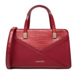 Torebka Lasocki. Czerwone torebki klasyczne Lasocki, bez wzorów, bez dodatków. Za 169.99 zł.