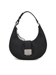 Tommy Jeans Torebka Tjw Crush Shoulder Bag AW0AW17539 Czarny. Czarne torebki klasyczne Tommy Jeans, bez wzorów, z jeansu, bez dodatków. Za 559.99 zł.