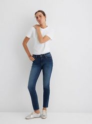 MAVI Dżinsy - Skinny fit - w kolorze granatowym rozmiar: W26/L30. Niebieskie jeansy Mavi, l, bez wzorów. Za 159.95 zł.