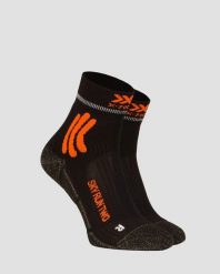 Skarpety X-SOCKS SKY RUN TWO 4.0. Brązowe skarpety X Socks, bez wzorów, z materiału. Za 75.00 zł.