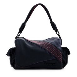 Torebka Desigual. Czarne torebki klasyczne Desigual, bez wzorów, bez dodatków. Za 299.99 zł.