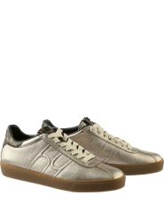 Högl Skórzane sneakersy "Hailey" w kolorze złotym rozmiar: 39. Żółte trampki Högl, bez wzorów, bez zapięcia. Za 457.95 zł.