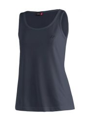 Maier Sports Top funkcyjny "Petra" w kolorze granatowym rozmiar: 34. Niebieskie koszulki sportowe Maier Sports, bez wzorów, z materiału, bez ramiączek. Za 73.76 zł.