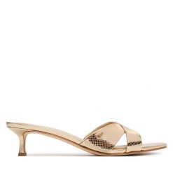 Klapki MICHAEL Michael Kors. Żółte klapki MICHAEL Michael Kors, bez wzorów, bez obcasa. Za 569.99 zł.