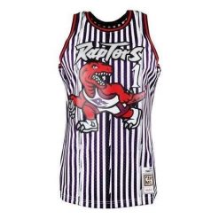 Koszulka Toronto Raptors Swingman 1998/99. Fioletowe bluzki Mitchell & Ness, bez wzorów, sportowe, bez kołnierzyka, bez ramiączek. Za 612.50 zł.