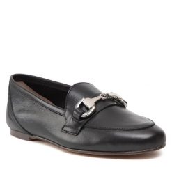 Lordsy Filipe. Czarne lordsy Filipe, bez wzorów, bez obcasa, bez zapięcia. Za 209.99 zł.