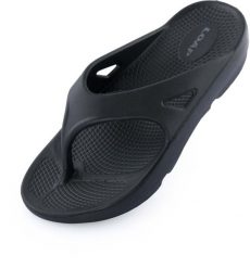Damskie klapki Loap Kara czarne. Czarne klapki ÀLG, bez wzorów, z materiału, bez obcasa. Za 120.99 zł.