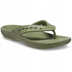 Japonki Dla Dorosłych Crocs Baya II Flip. Niebieskie klapki Crocs, bez wzorów, z materiału, bez obcasa. Za 99.99 zł.