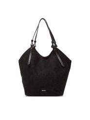 JENNY Torebka C-JNY-M-006-08 Czarny. Czarne torebki klasyczne Jenny, bez wzorów, z materiału, bez dodatków. Za 129.99 zł.