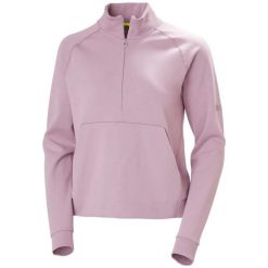 Bluza damska 1/2 zip Helly Hansen HP Tech. Fioletowe bluzy Helly Hansen, bez wzorów, bez kaptura. Za 430.10 zł.