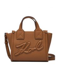 KARL LAGERFELD Torebka A3W30028 Brązowy. Brązowe torebki klasyczne KARL LAGERFELD, bez wzorów, ze skóry, bez dodatków. Za 619.99 zł.