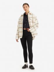 Levi's Dżinsy - Skinny fit - w kolorze czarnym rozmiar: W26/L32. Czarne jeansy Levi's®, l, z aplikacjami, z podwyższonym stanem. Za 194.95 zł.