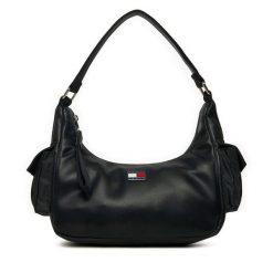 Torebka Tommy Hilfiger. Niebieskie listonoszki TOMMY HILFIGER, bez wzorów, bez dodatków. Za 379.99 zł.