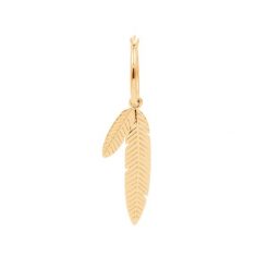 Kolczyk Pióro pozłacany lewy. Kolczyki Lilou, pozłacane. Za 219.00 zł.