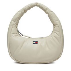 Torebka Tommy Jeans. Brązowe torebki klasyczne Tommy Jeans, bez wzorów, z jeansu, bez dodatków. Za 229.99 zł.