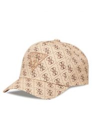 Guess Czapka z daszkiem H5YZ03 WO08O Beżowy. Brązowe czapki Guess, z aplikacjami, z bawełny. Za 139.99 zł.