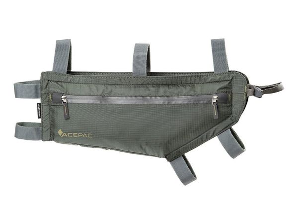 Torba sakwa rowerowa na ramę Acepac Zip Frame Bag MKIII M. Szare torby na ramię ACEPAC, bez wzorów, z nylonu, klasyczne, bez dodatków. Za 178.00 zł.