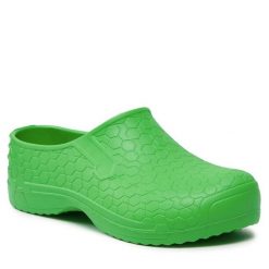 Klapki Dry Walker. Zielone klapki Dry Walker, bez wzorów, bez obcasa. Za 49.99 zł.