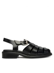 Vagabond Shoemakers Sandały Ellis 5930-104-20 Czarny. Czarne sandały Vagabond Shoemakers, bez wzorów, ze skóry, bez obcasa, na słupku, bez zapięcia. Za 629.99 zł.