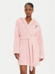 Juicy Couture Szlafrok Crown JCLRB224505 Różowy. Czerwone szlafroki Juicy Couture, m, bez wzorów, z syntetyku, bez ramiączek, bez kaptura. Za 399.99 zł.