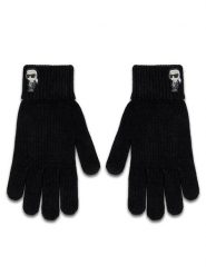 KARL LAGERFELD Rękawiczki Damskie 236W3608 Czarny. Czarne rękawiczki KARL LAGERFELD, bez wzorów, z dzianiny. Za 339.99 zł.
