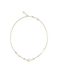 Guess Naszyjnik JUBN05 038JW Złoty. Żółte naszyjniki Guess, metalowe. Za 209.99 zł.