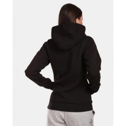 Bluza damska z kapturem Kilpi Niky. Czarne bluzy sportowe Kilpi, s, bez wzorów, z bawełny, z kapturem. Za 215.49 zł.