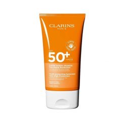 Clarins Sun Care Krem do opalania ciała SPF 50+ Ochrona przeciwsłoneczna 150 ml. Balsamy i kremy do ciała CLARINS. Za 139.39 zł.
