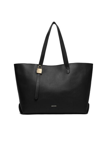 GINO ROSSI Torebka CEO-MAYA-KY176 Czarny. Czarne shopper Gino Rossi, bez wzorów, ze skóry, bez dodatków. Za 329.99 zł.