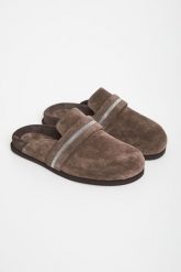 Klapki Mule damskie zamszowe PESERICO. Klapki PESERICO, bez wzorów, z zamszu, bez obcasa. Za 2,979.00 zł.